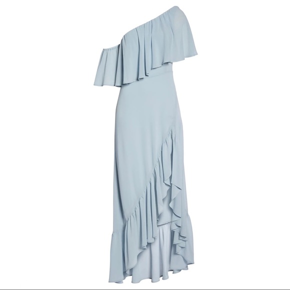 SHOW ME YOUR MUMU BLUE RUFFLE MAXI DRESS - Picture 14 of 14